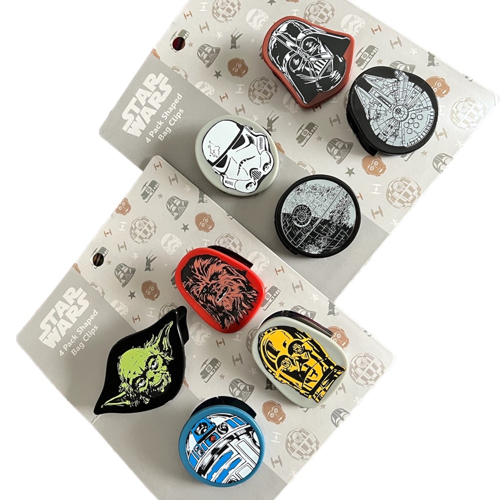Star Wars Four Pack Bag Clips X2